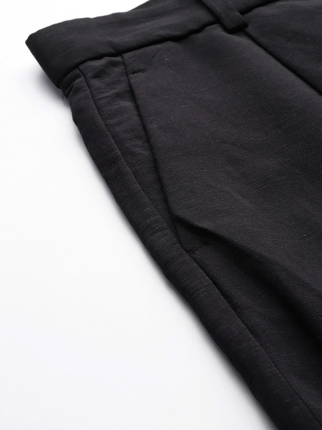 Pleated High-Rise Bermuda Shorts
