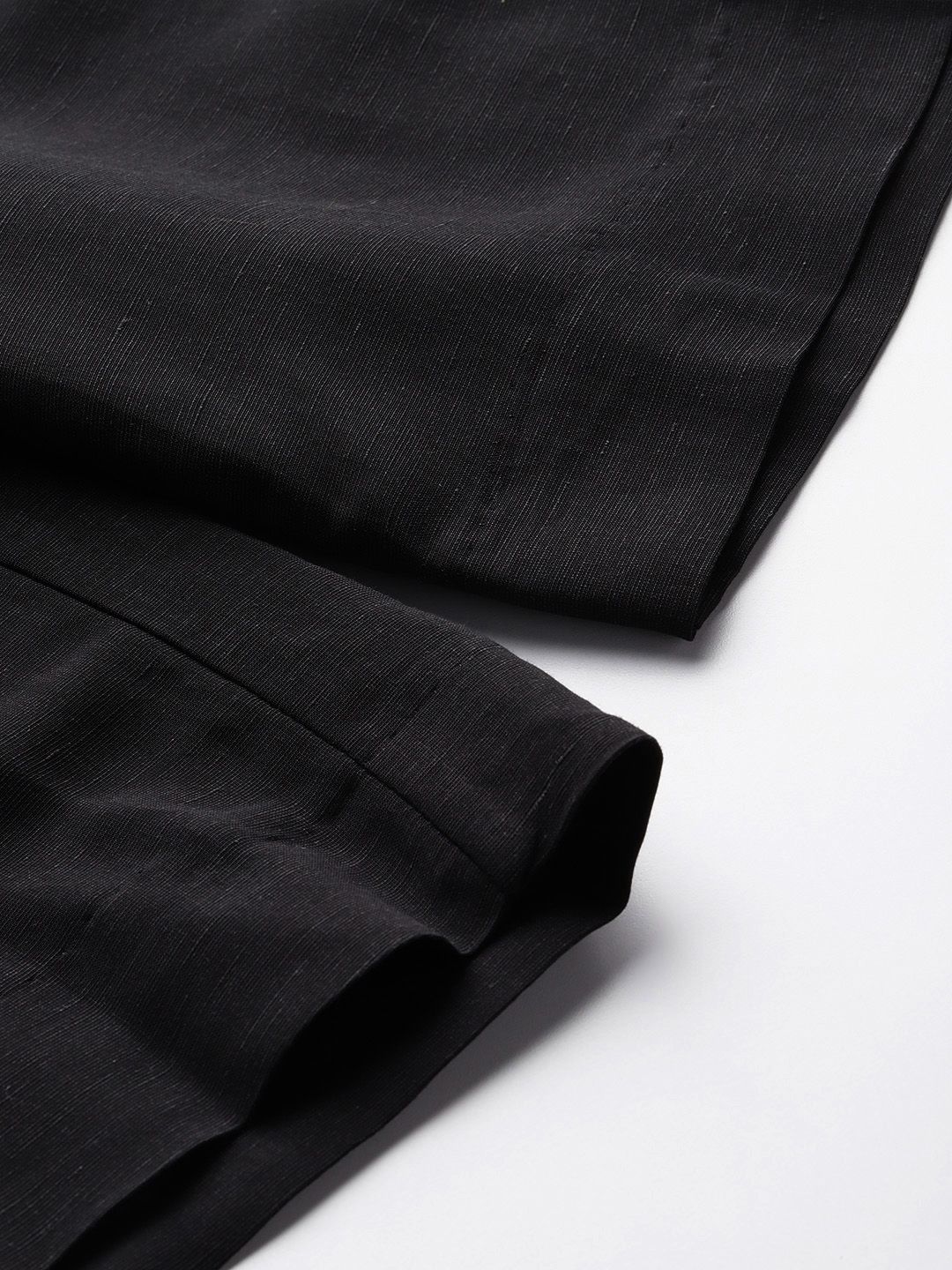 Pleated High-Rise Bermuda Shorts