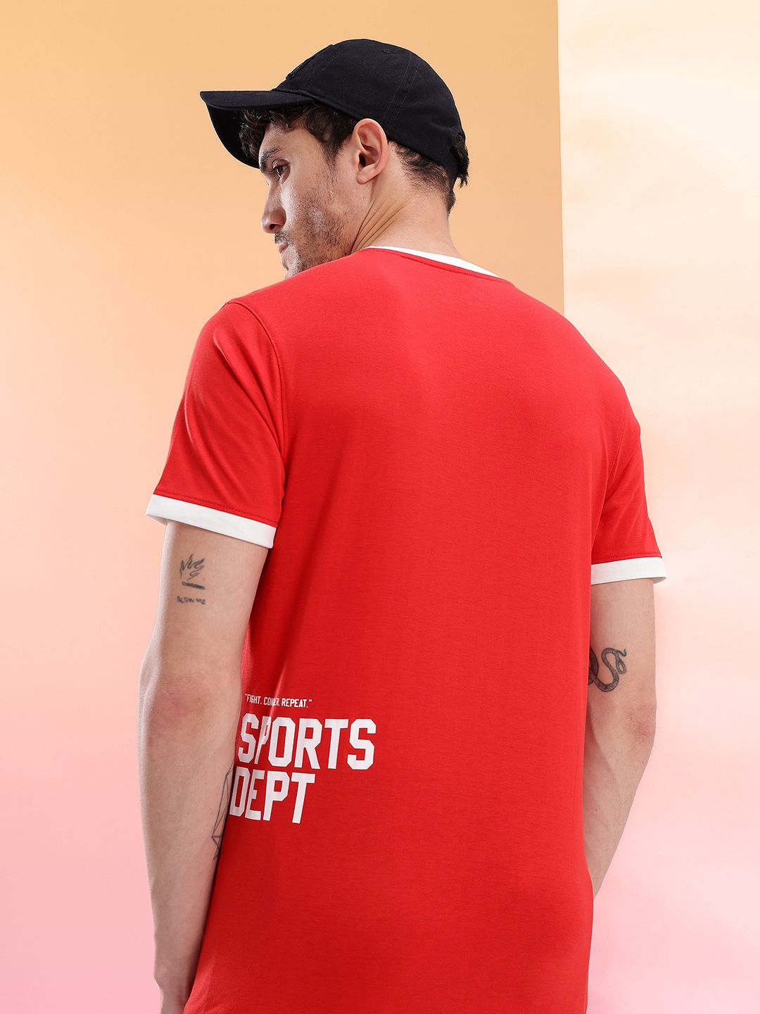 HRX by Hrithik Roshan Men Typography Printed T-shirt