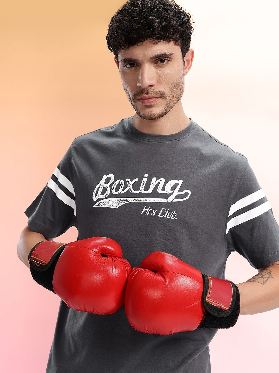 HRX by Hrithik Roshan Men Typography Printed T-shirt