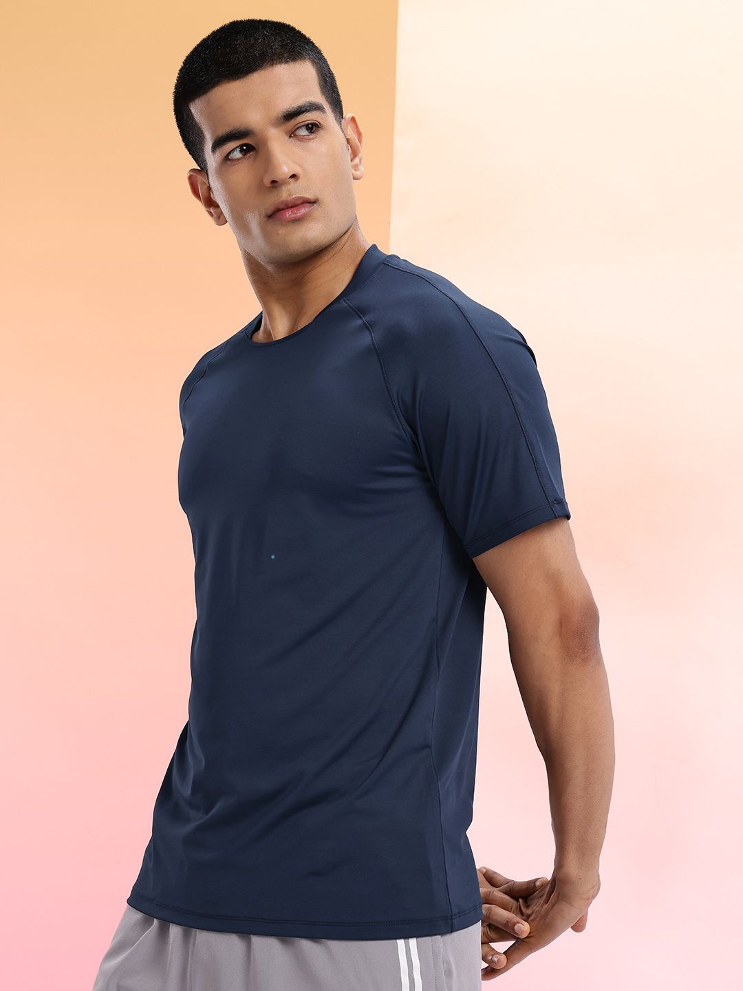 HRX by Hrithik Roshan Rapid-Dry Slim Fit Training T-shirt
