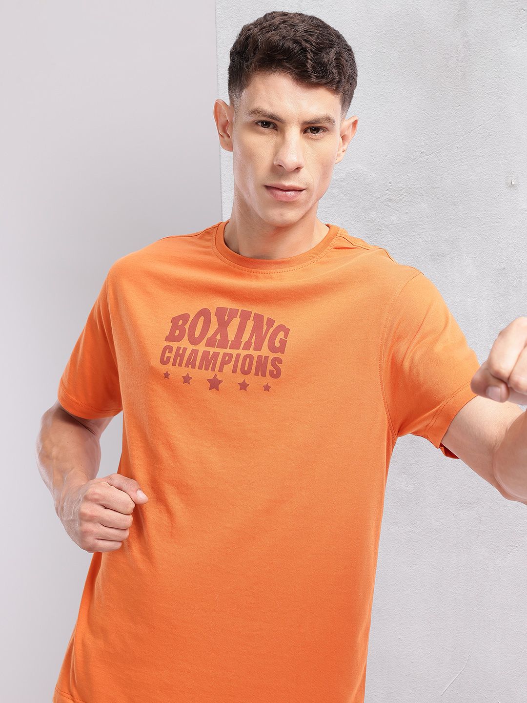 HRX by Hrithik Roshan Men Typography Printed Training T-shirt