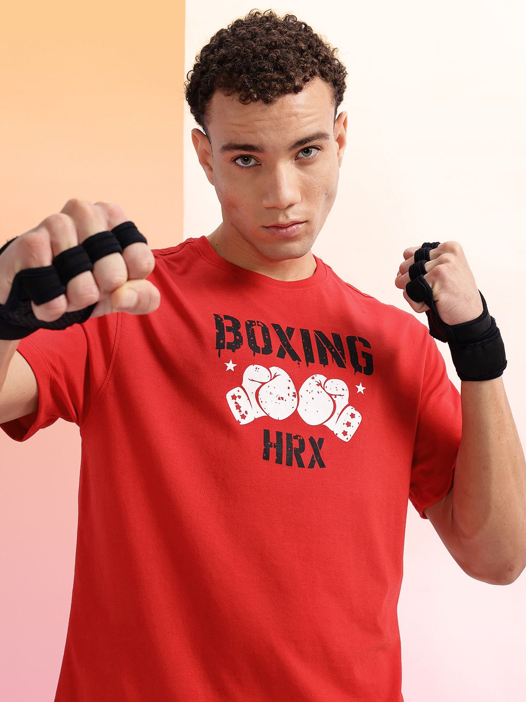 HRX by Hrithik Roshan Typography Printed Training T-shirt