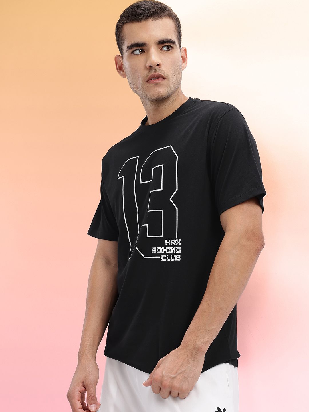 HRX by Hrithik Roshan Typography Printed Regular Fit Lifestyle T-shirt