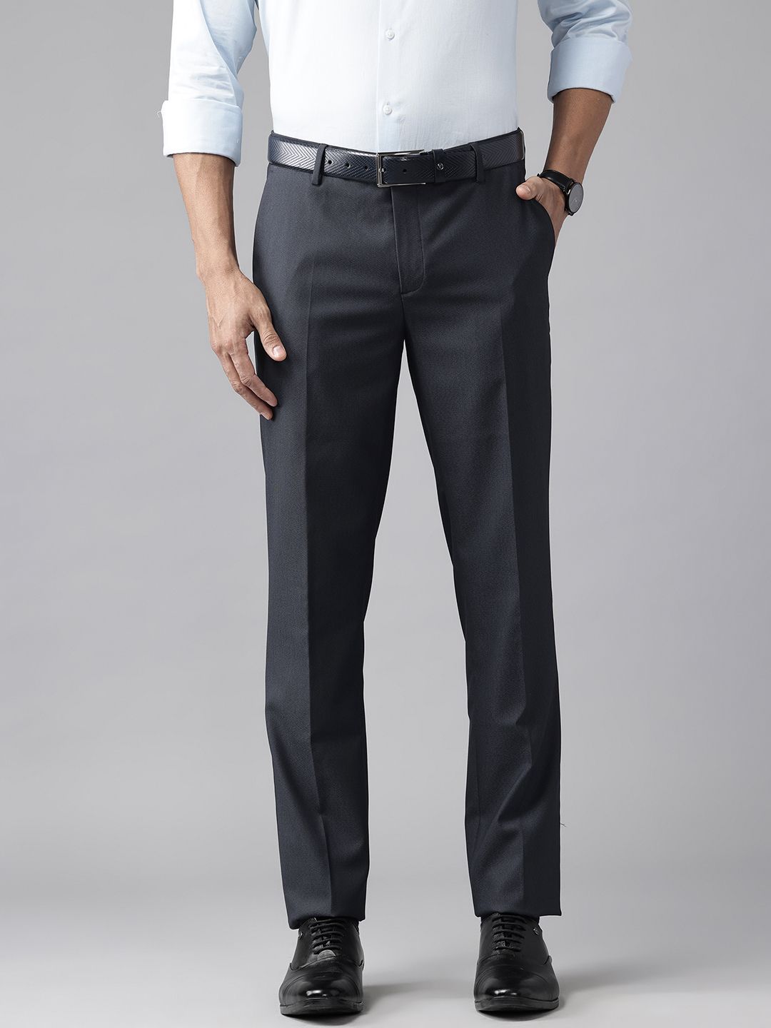 Arrow Men Tapered Fit Formal Trousers