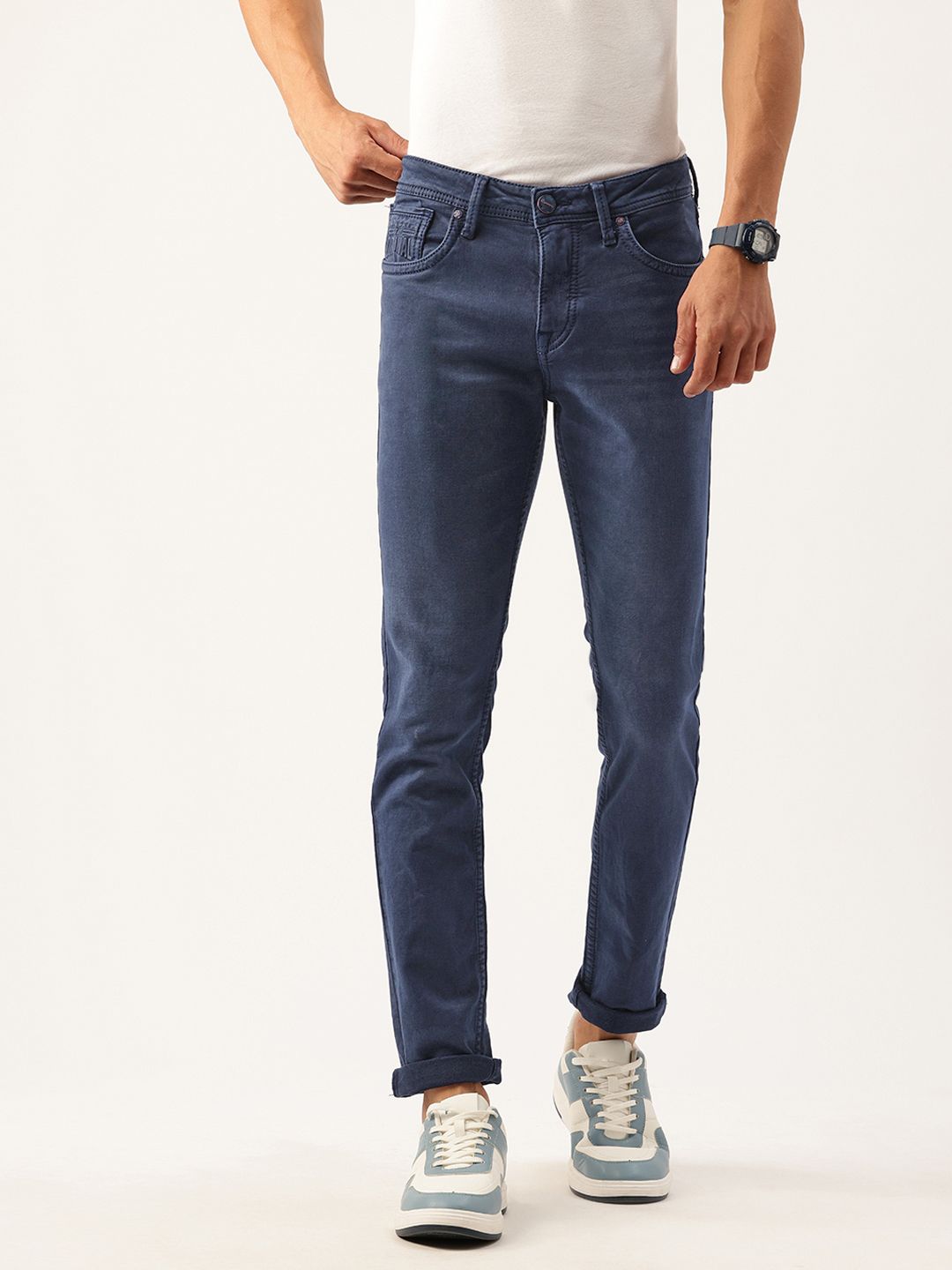 Integriti Men Skinny Fit Mid-Rise Stretchable Jeans