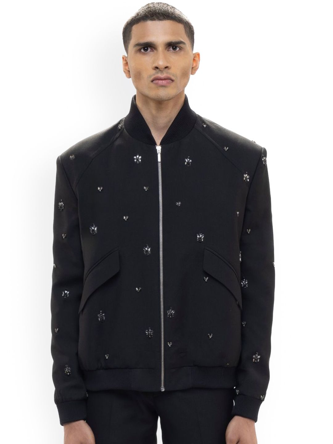 SDS By Kushal Shah Men Long Sleeves Bomber Jacket