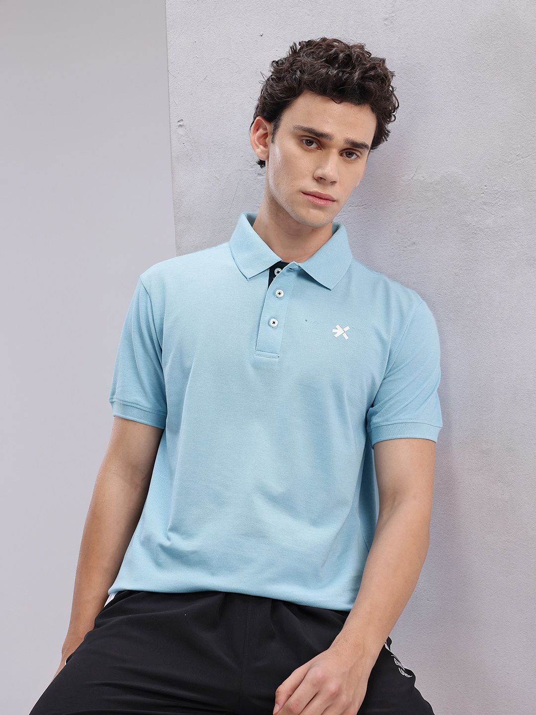 HRX by Hrithik Roshan Polo Collar T-shirt