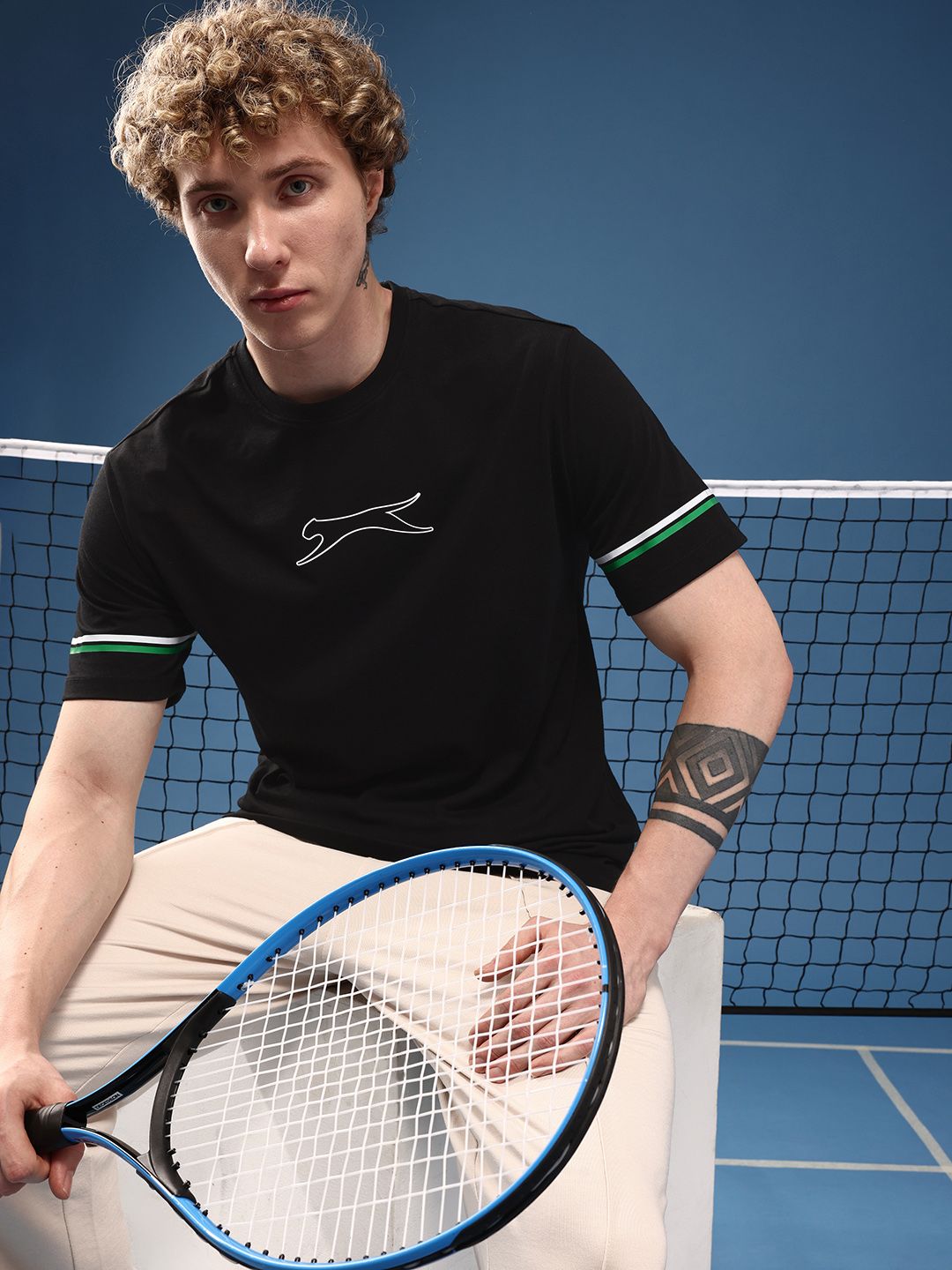 Slazenger Solid Regular Fit T-shirt