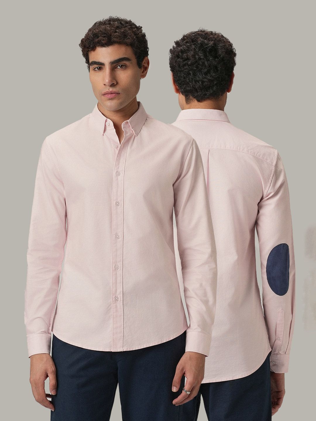 Solid Cotton Casual Shirt Banana Club Men Classic Slim Fit Solid Cotton Casual Shirt