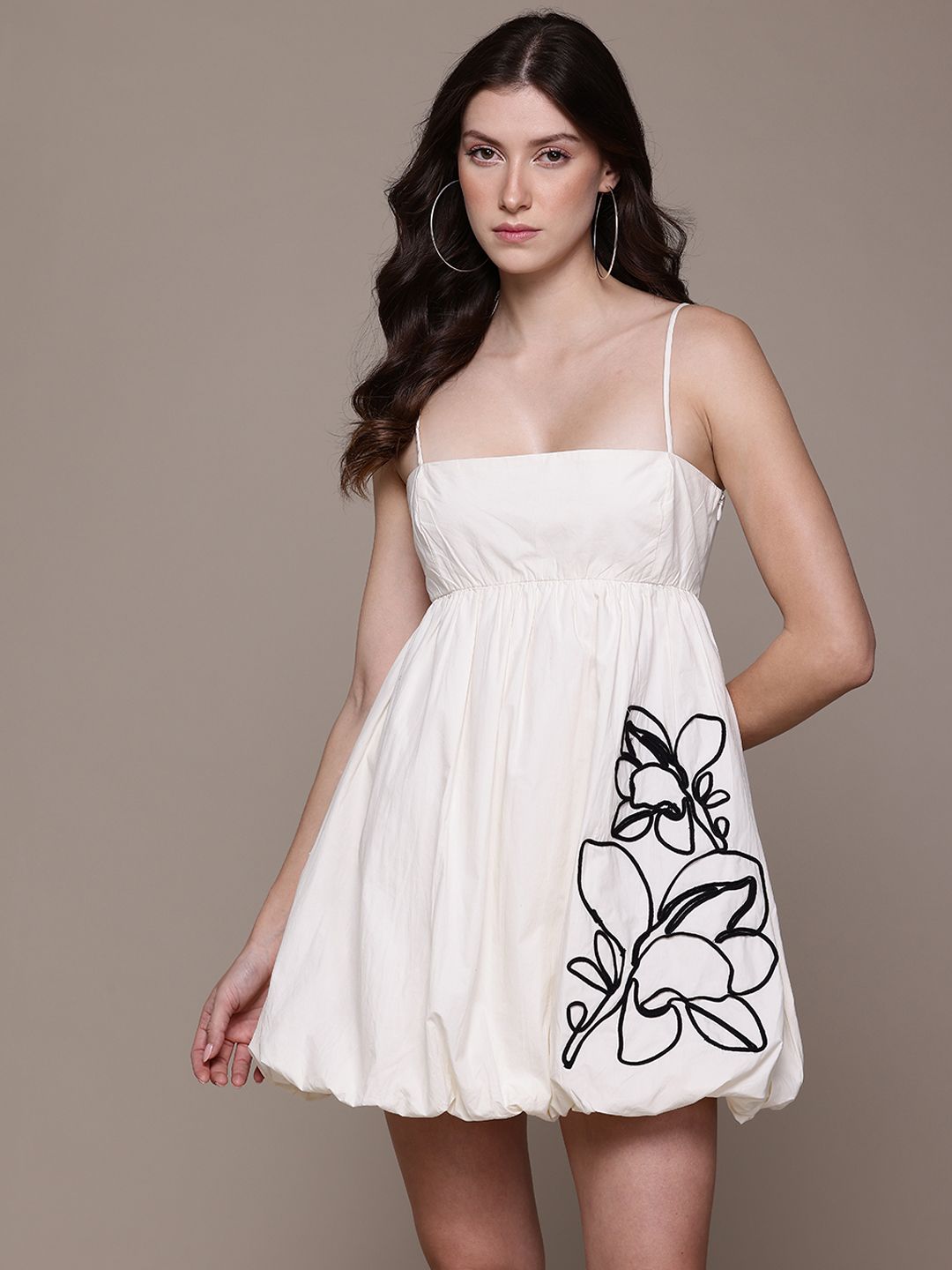 sachin and babi light blue dress Buy MANGO Floral Embroidered Balloon Mini Dress - Dresses for Women  33850723