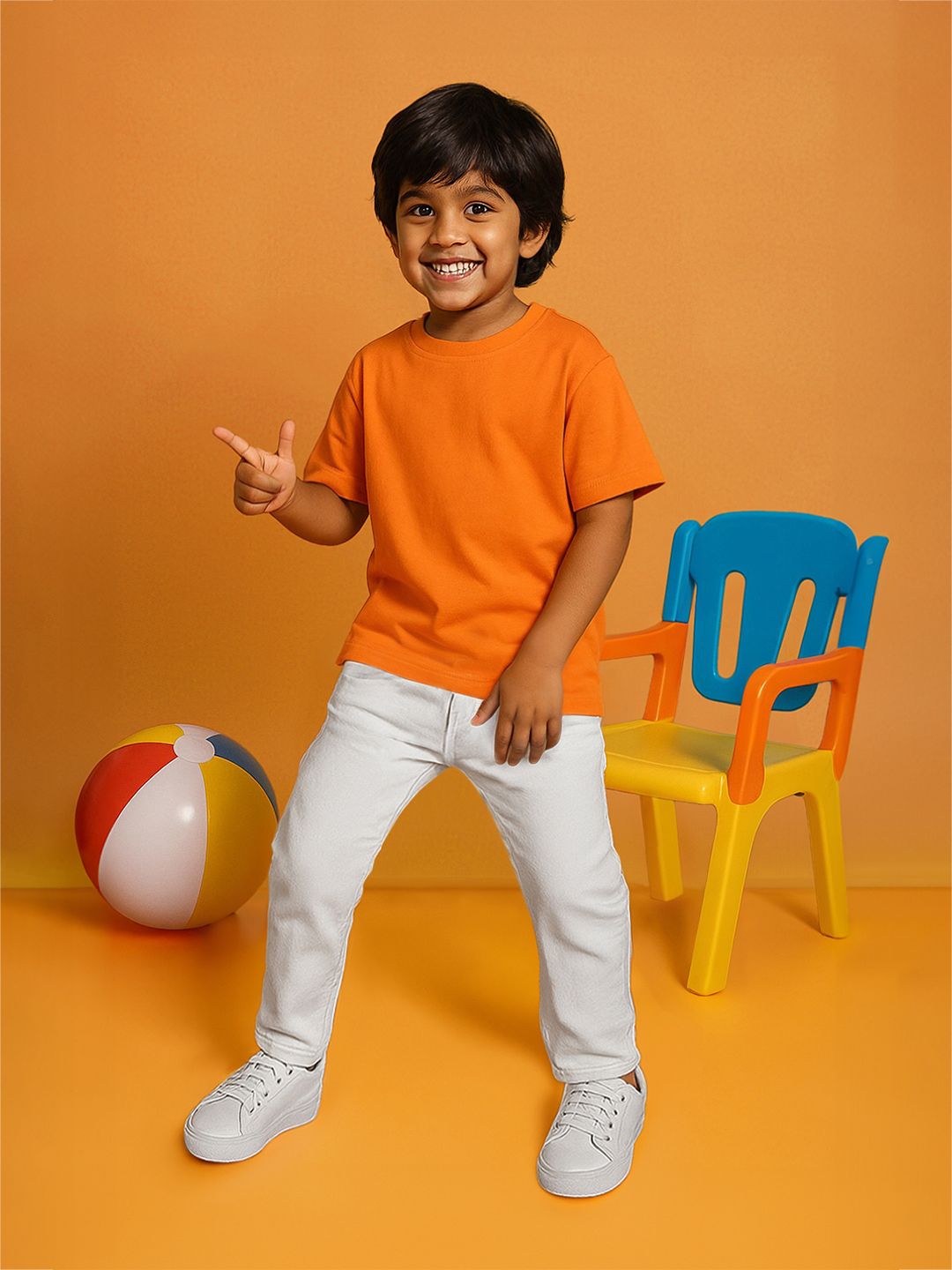 TALES & STORIES Boy Slim Fit Mid-Rise Stretchable Jeans