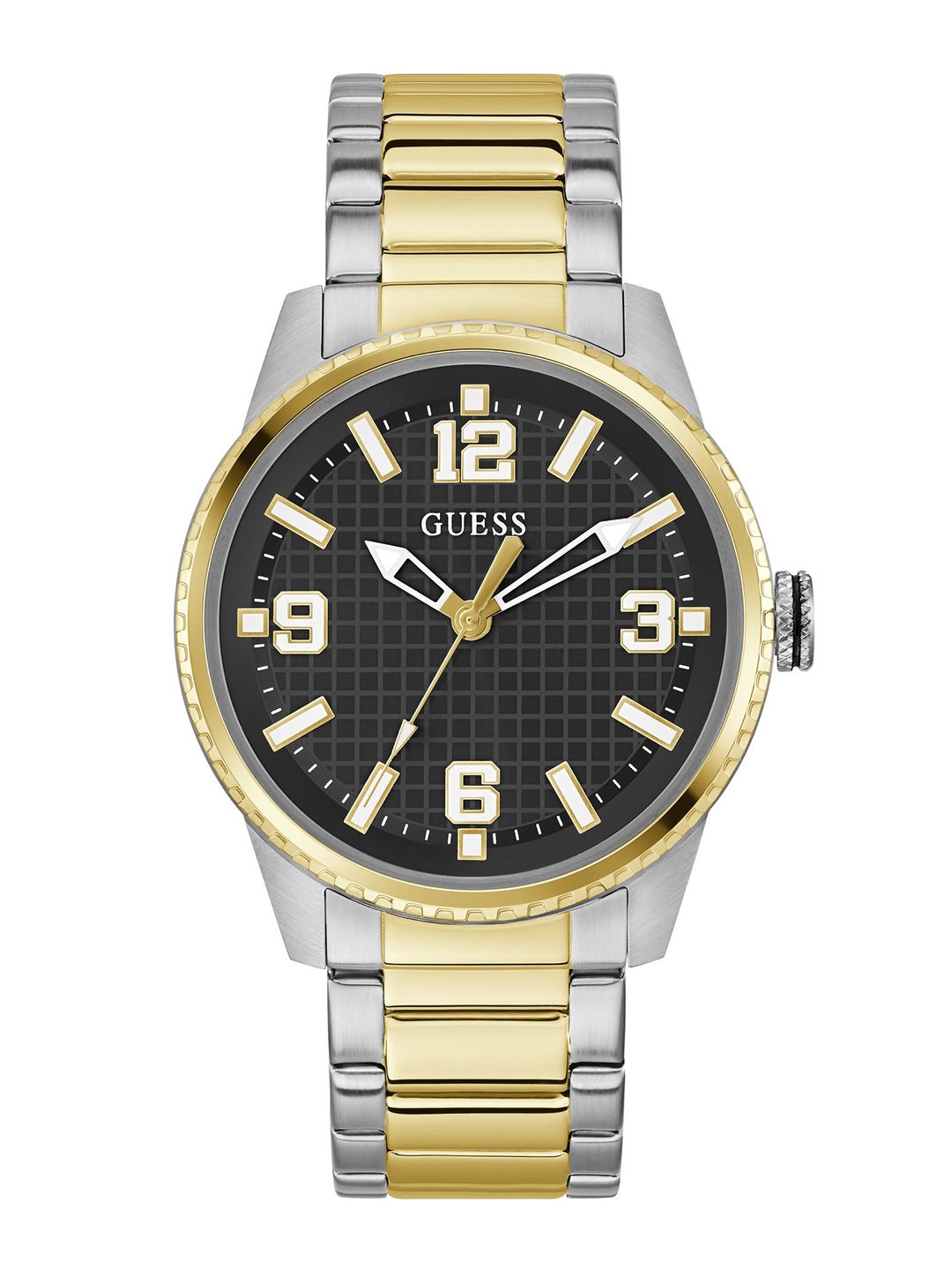 GUESS GUESS Round 42mm Black Dial Analog Men Watch - GW0889G2