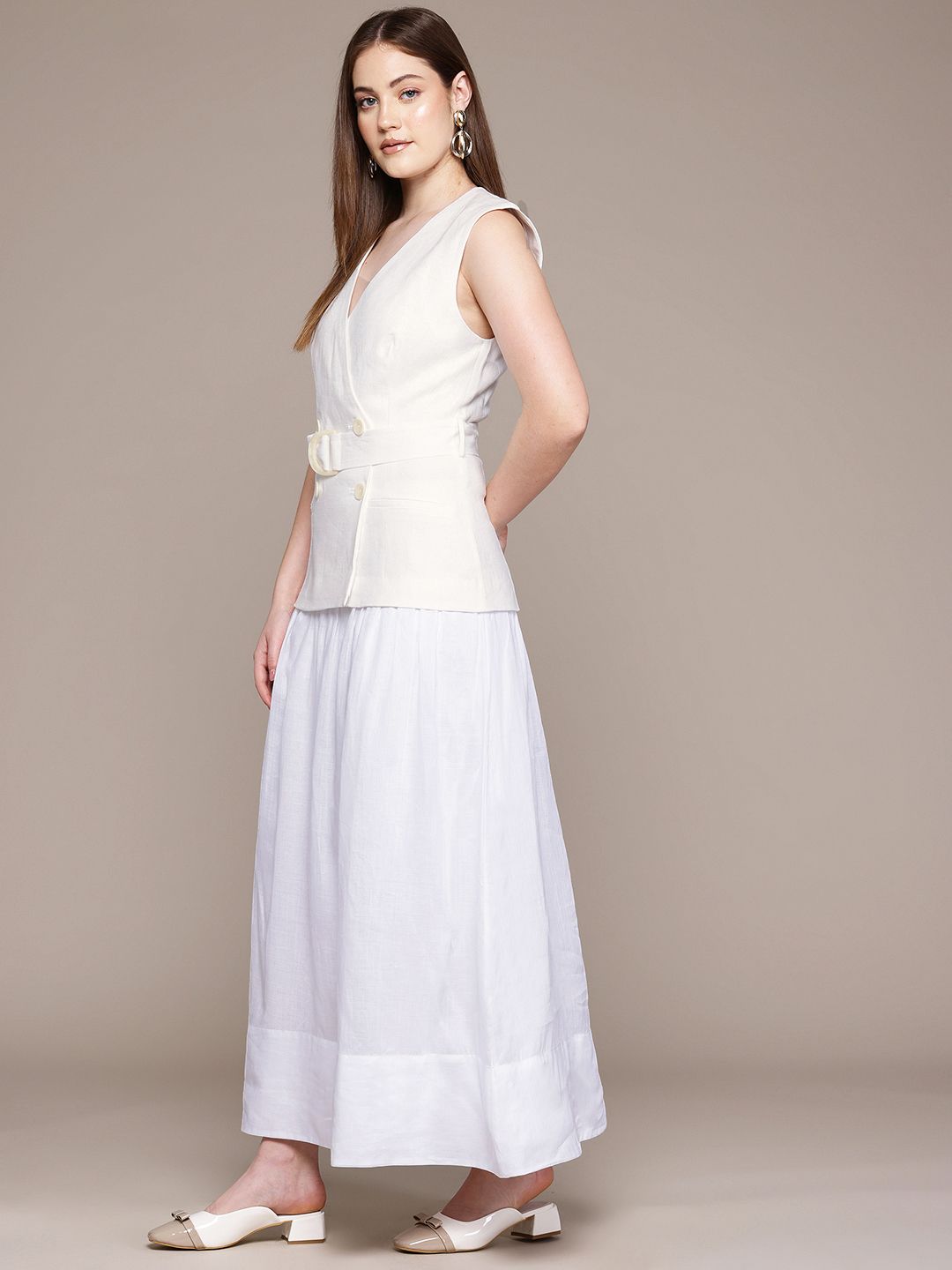 Buy MANGO Belted Linen Blazer Maxi Dress - Dresses for Women 33930788 | Myntra Buy MANGO Belted Linen Blazer Maxi Dress - Dresses for Women 33930788 | Myntra
