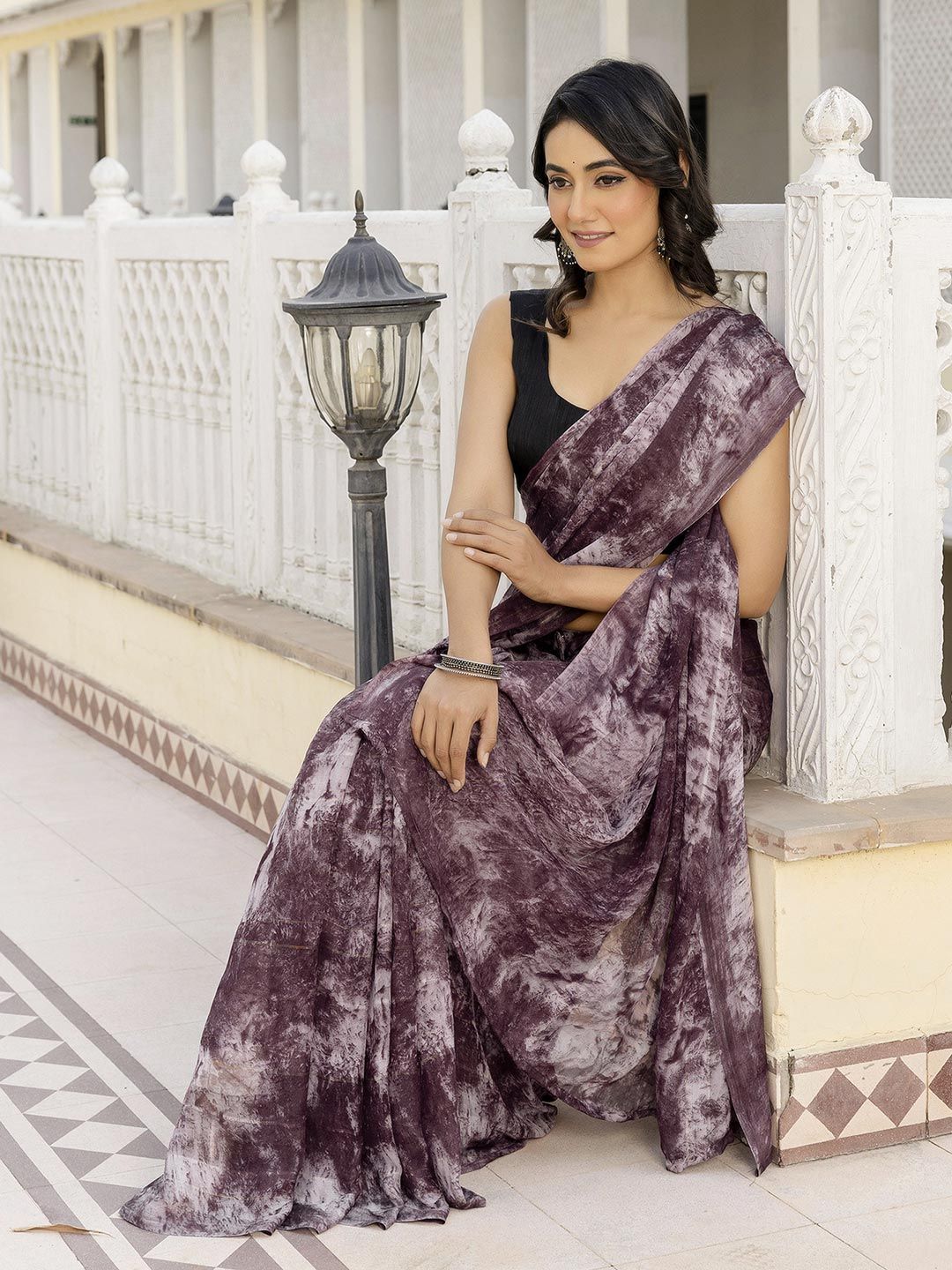 Mitera Pure Georgette Ready to Wear Saree