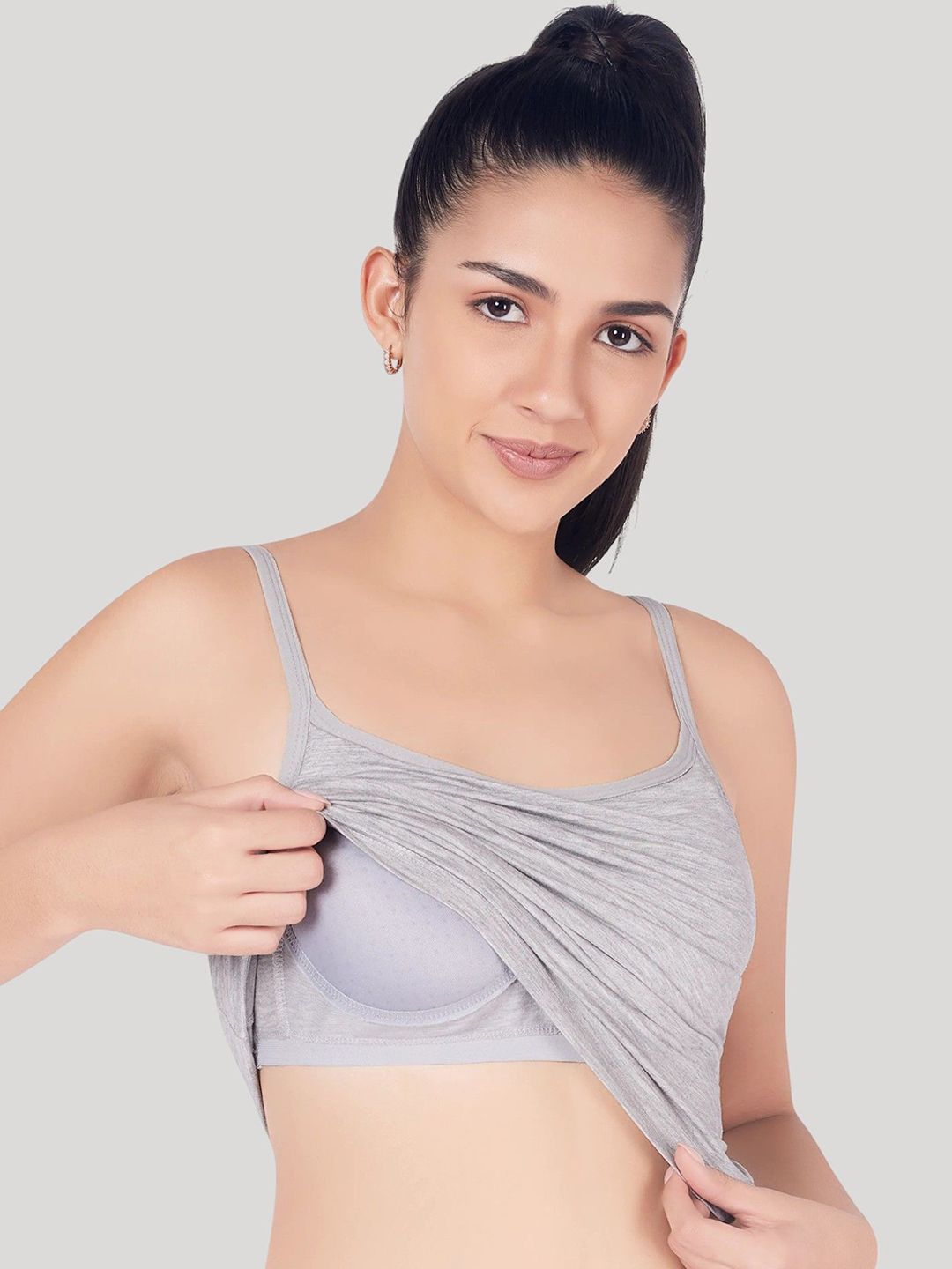 PLUMBURY Cotton Padded Camisole