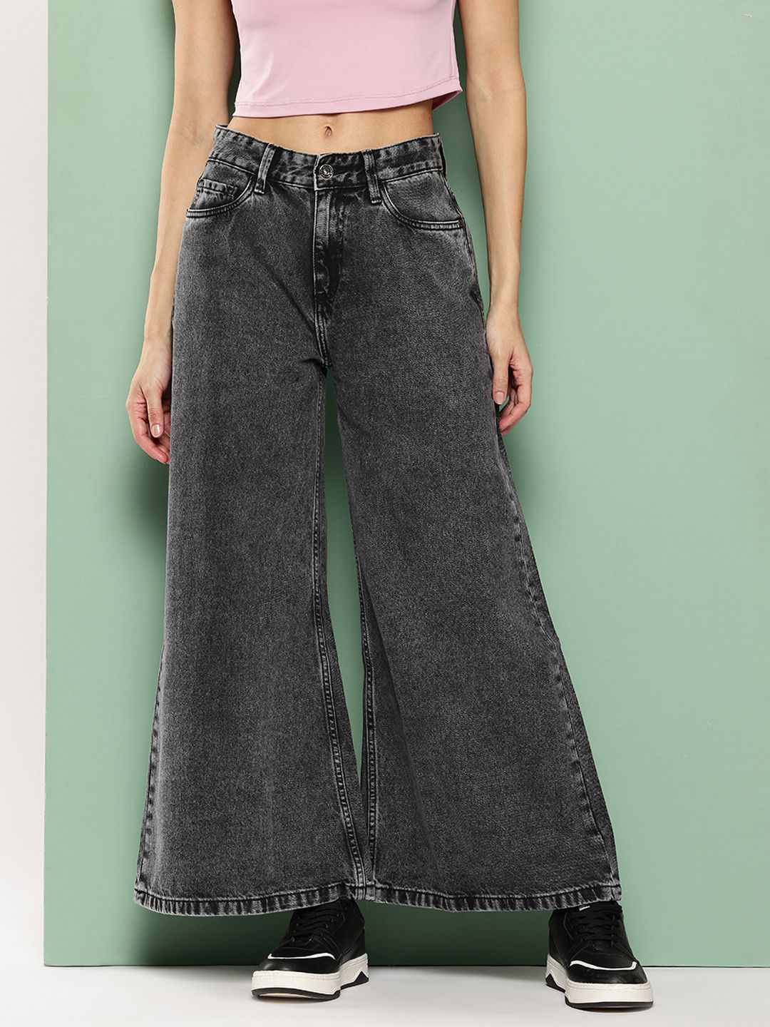 Killer Killer Women Mid-Rise No Fade Flared Fit Jeans