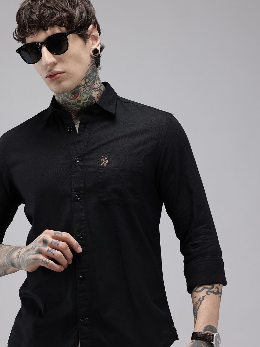 U.S. Polo Assn. Denim Co. Pure Cotton Casual Shirt