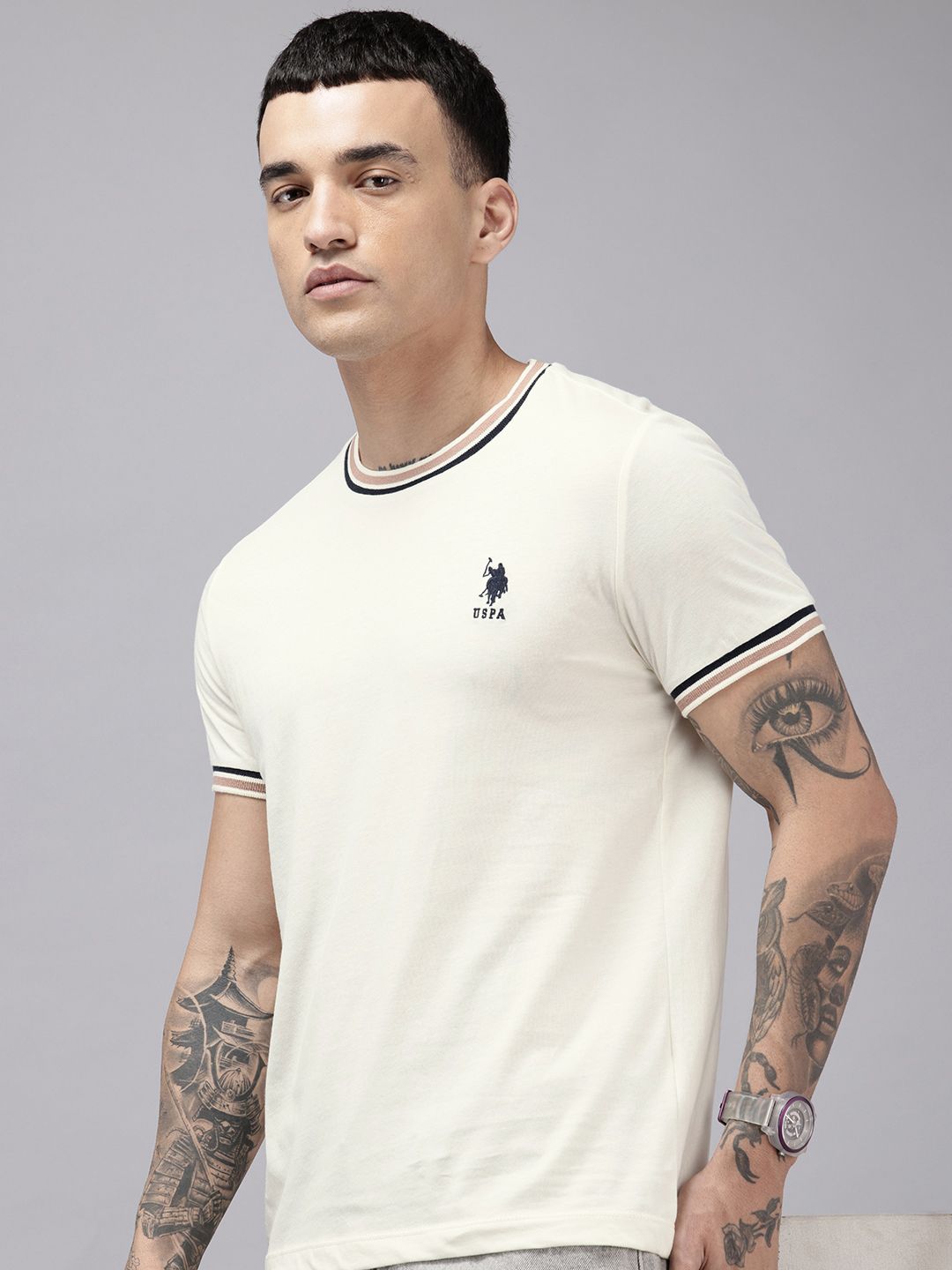 U.S. Polo Assn. Pure Cotton Slim Fit T-shirt