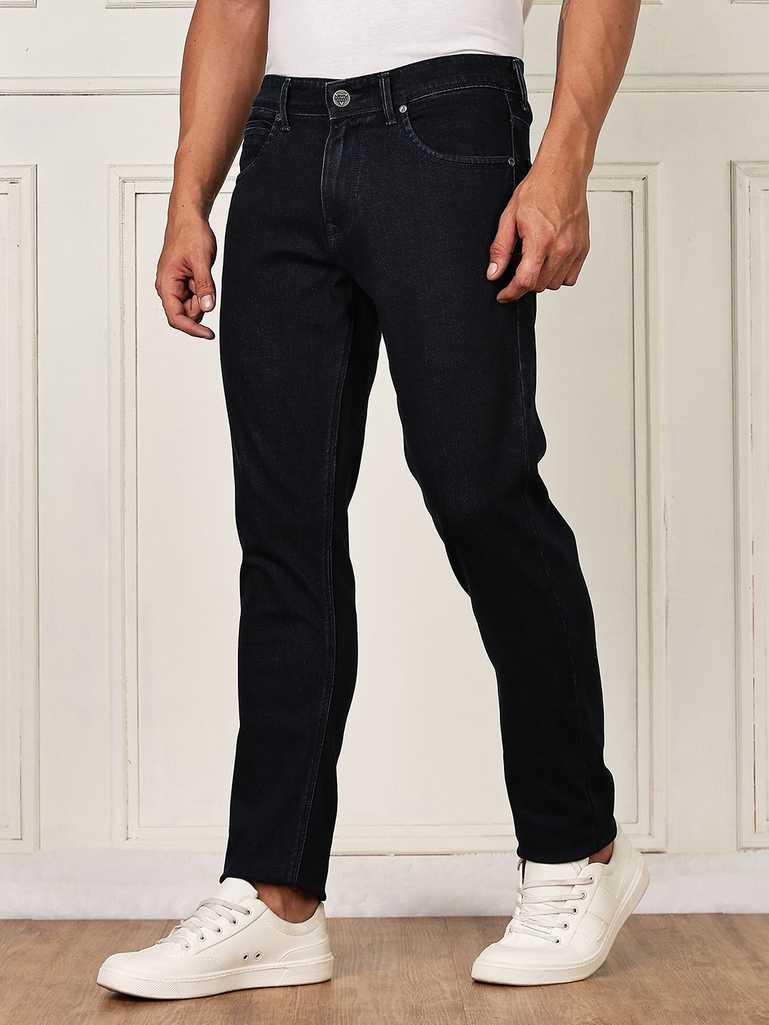 Thomas Scott Men Classic Slim Fit Mid-Rise Stretchable Jeans
