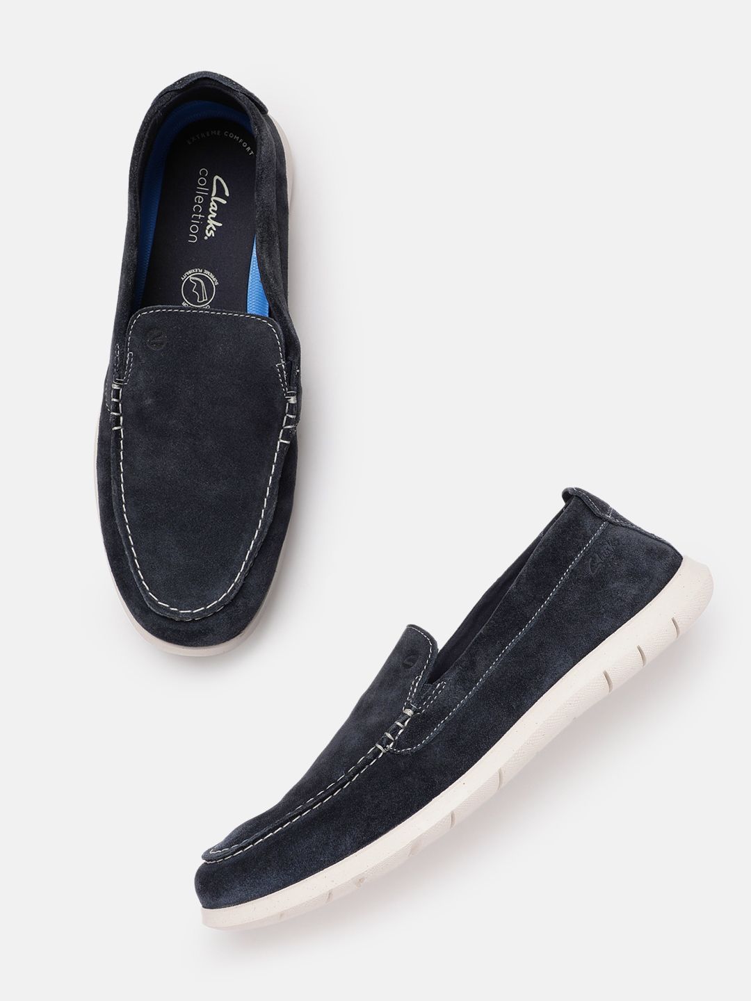 Buy Clarks Men Flexway Step Suede Loafers - Casual Shoes for Men