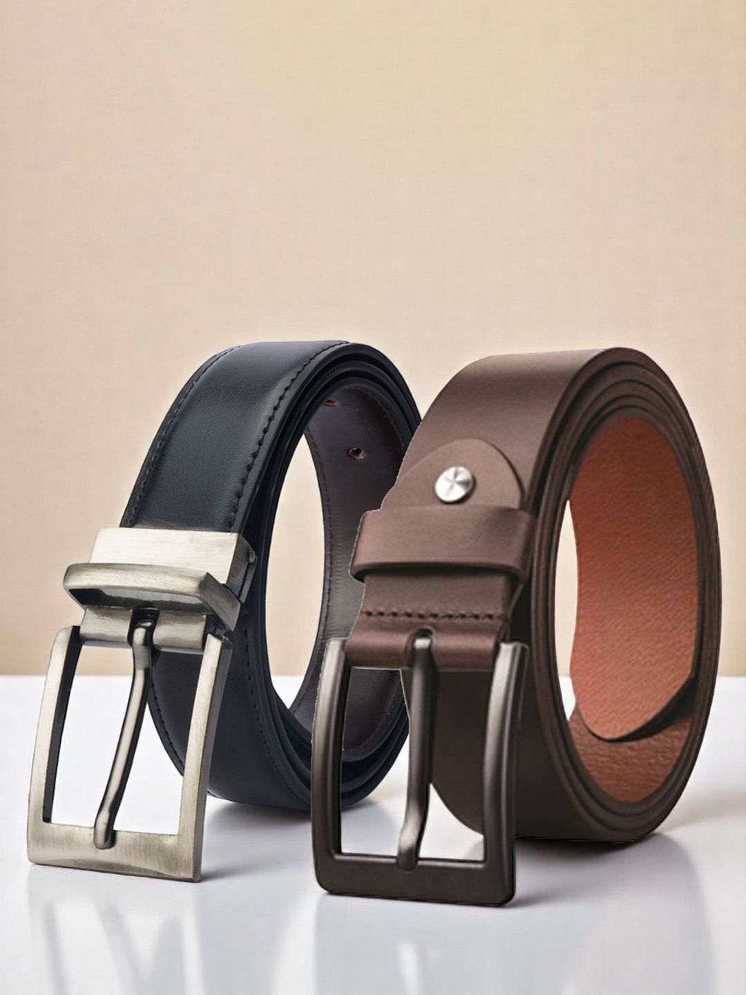 Killer Men Pack Of 2 Leather Belt