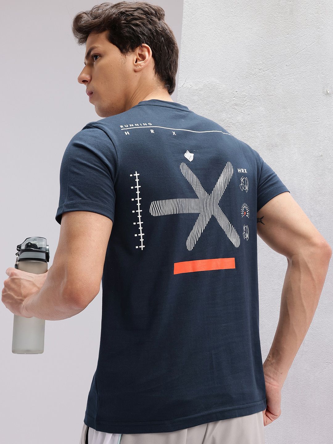HRX by Hrithik Roshan Graphic Printed Running T-shirt