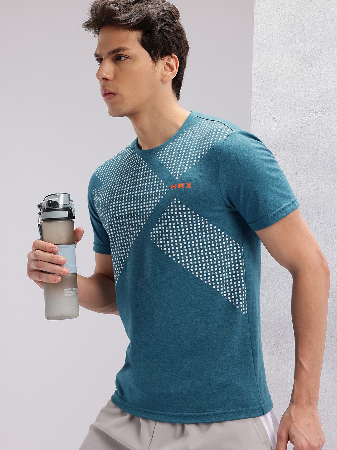 HRX by Hrithik Roshan Graphic Printed Running T-shirt