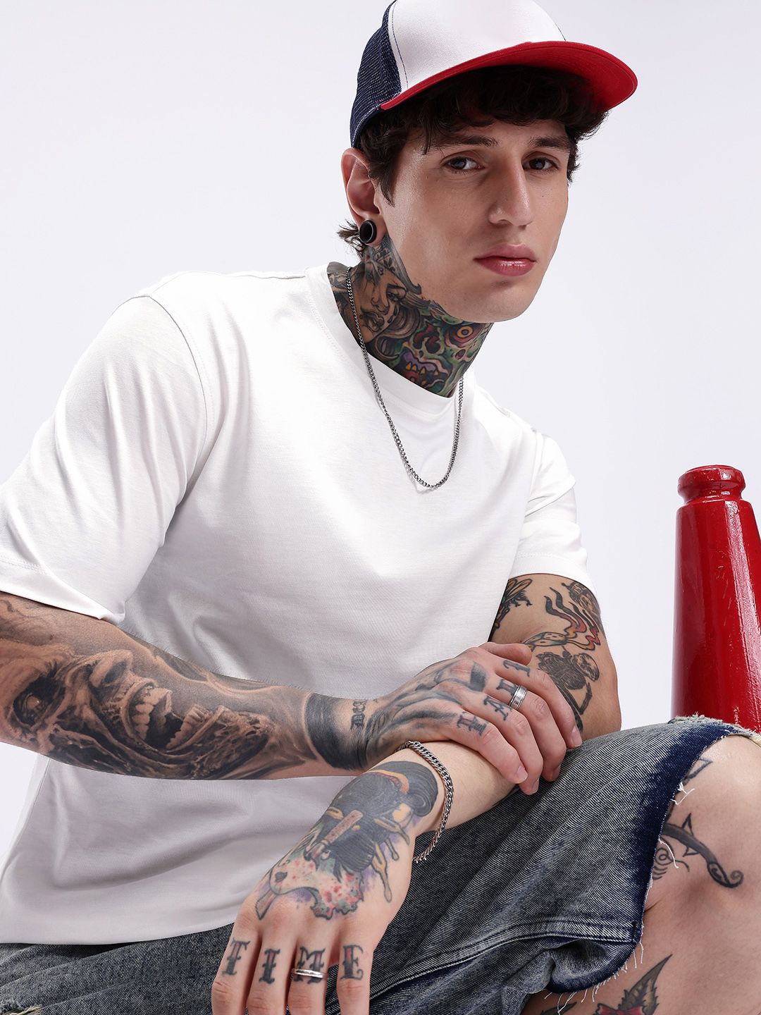Kook N Keech Solid Oversized T-shirt