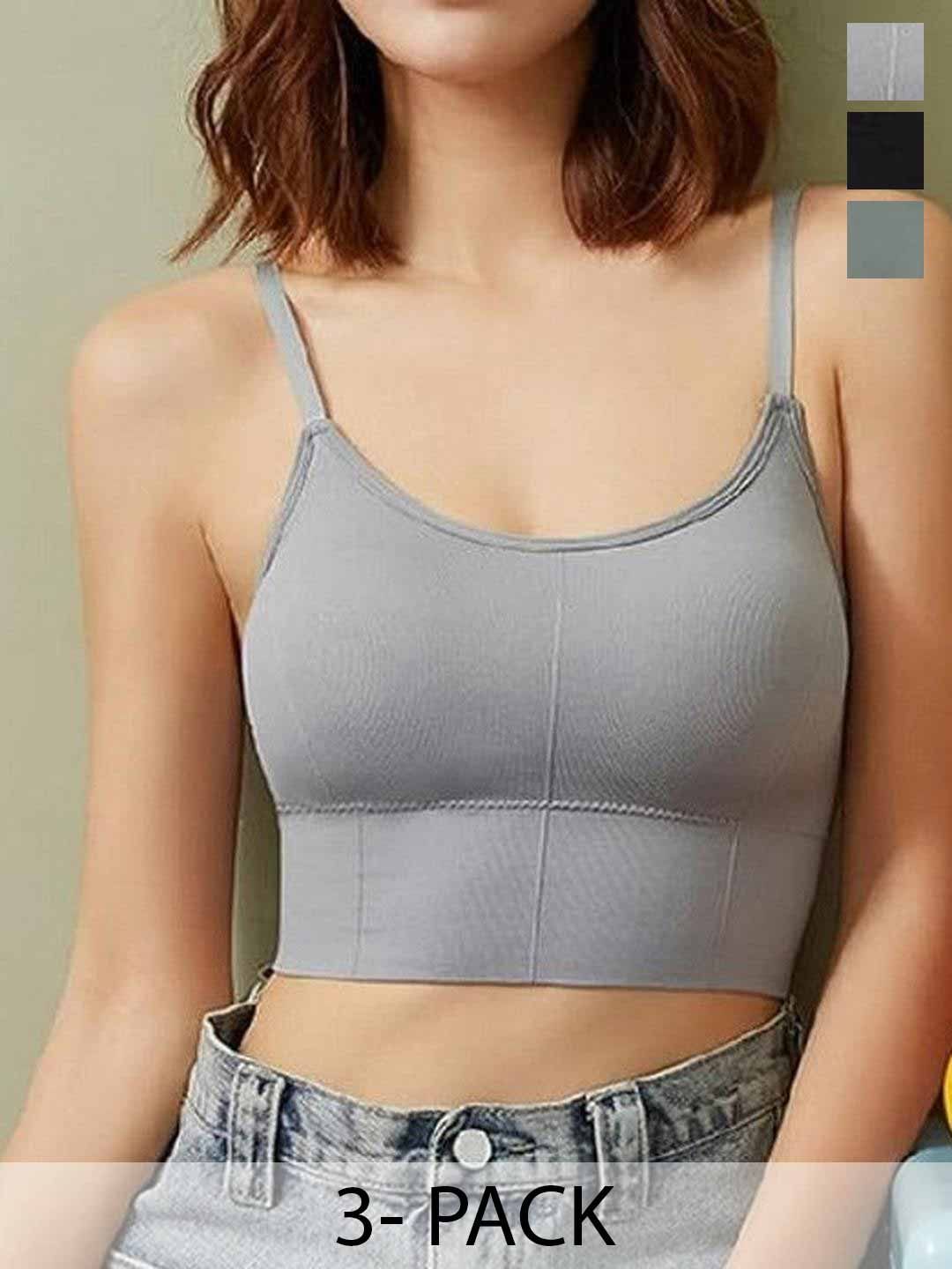 BRAAFEE Girls Beginners Non Padded Full Coverage Cotton Bra