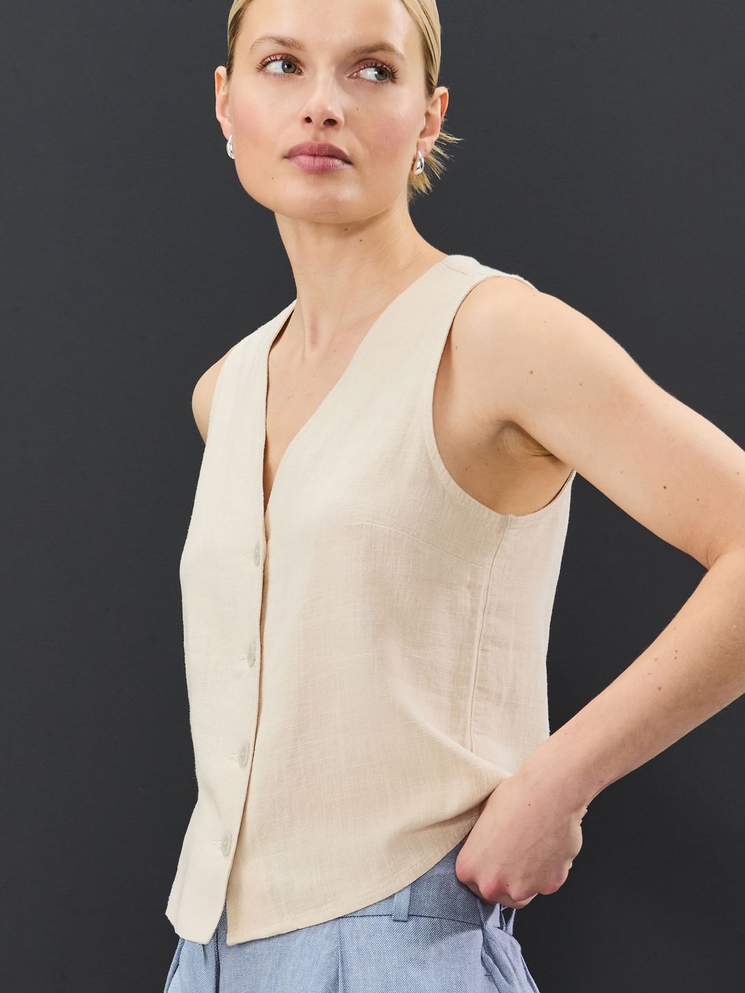 NEXT V-Neck Sleeveless Waistcoat