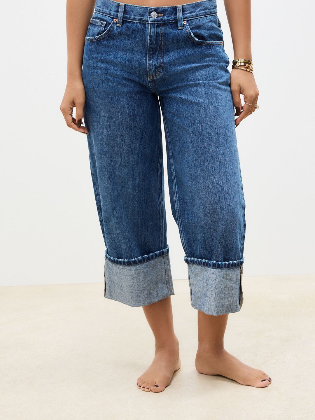 Regular Fit Light Fade Pure Cotton Jeans