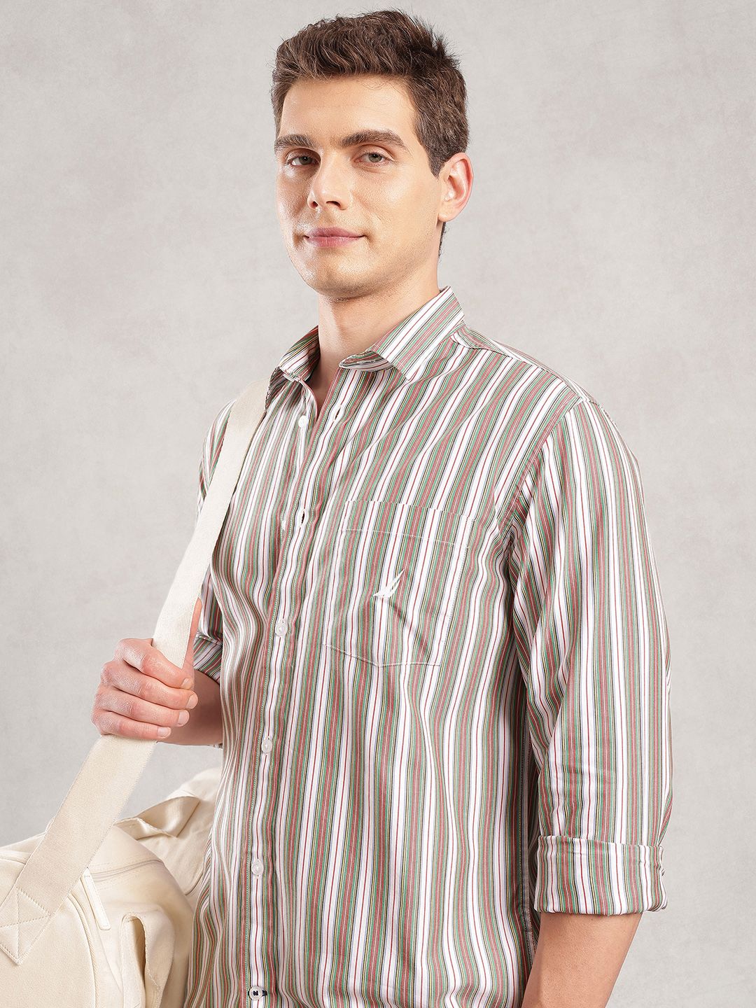 Nautica Striped Regular Fit Shirt