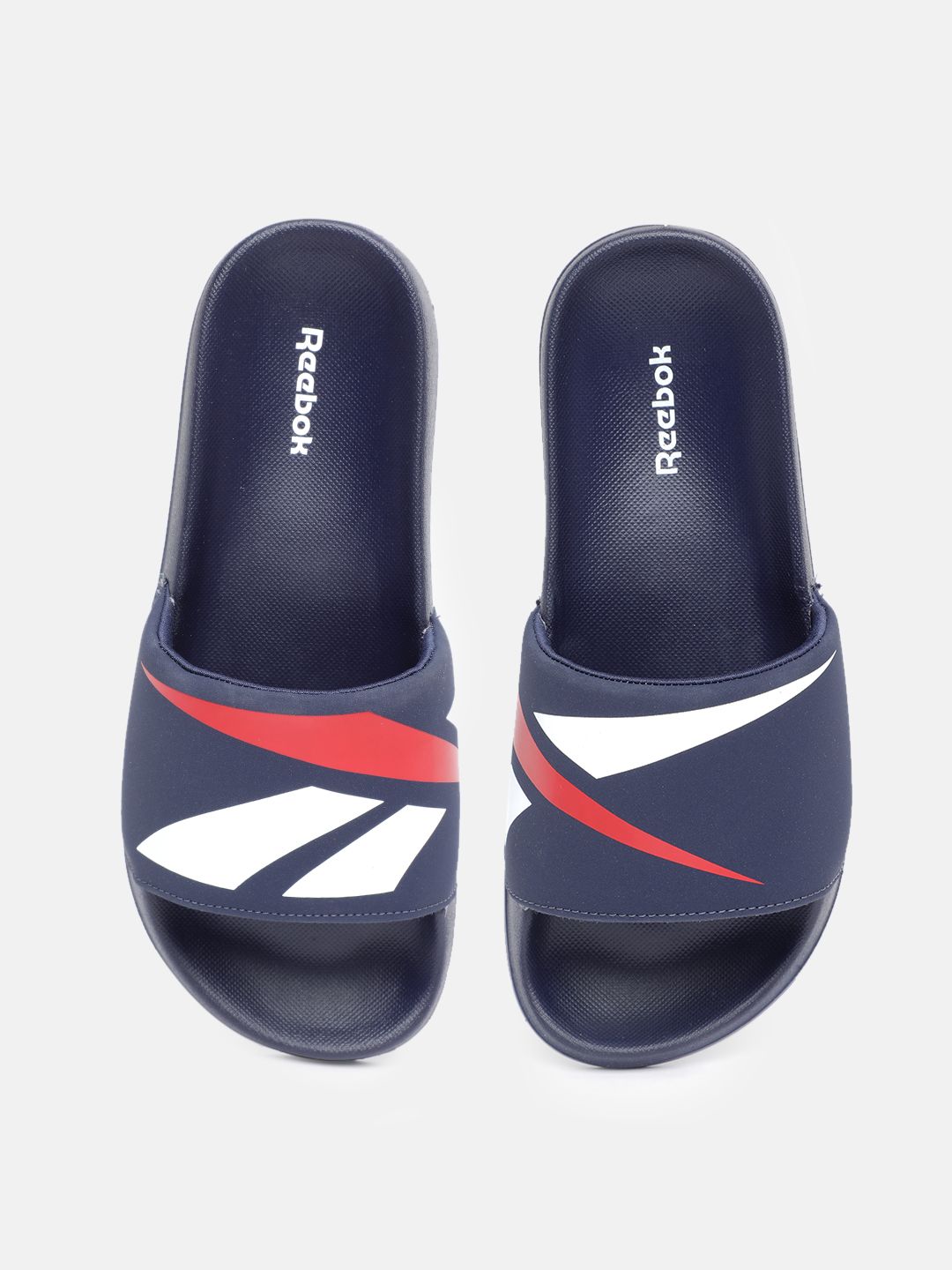 Reebok Men Cushioned Slides - Post-Workout Sports Recovery Casual Wear - Arrival Slide