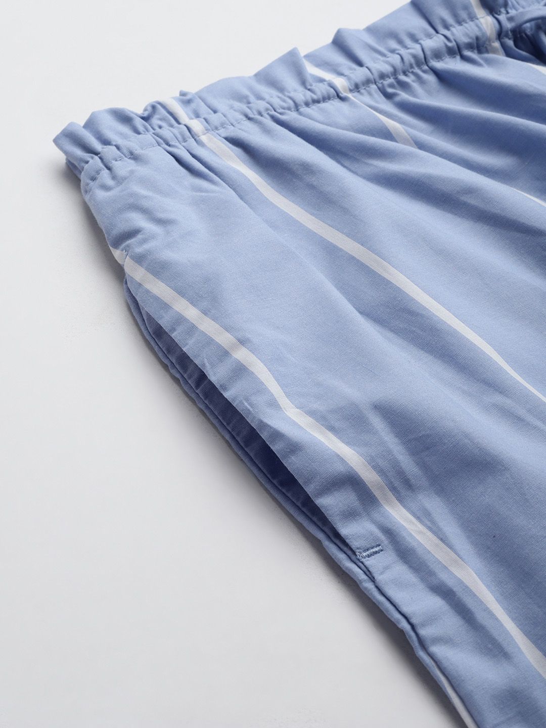 Striped High-Rise Shorts