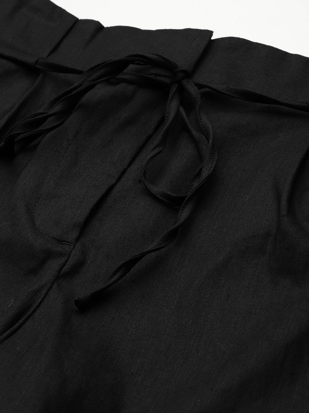 High-Rise Belted Shorts