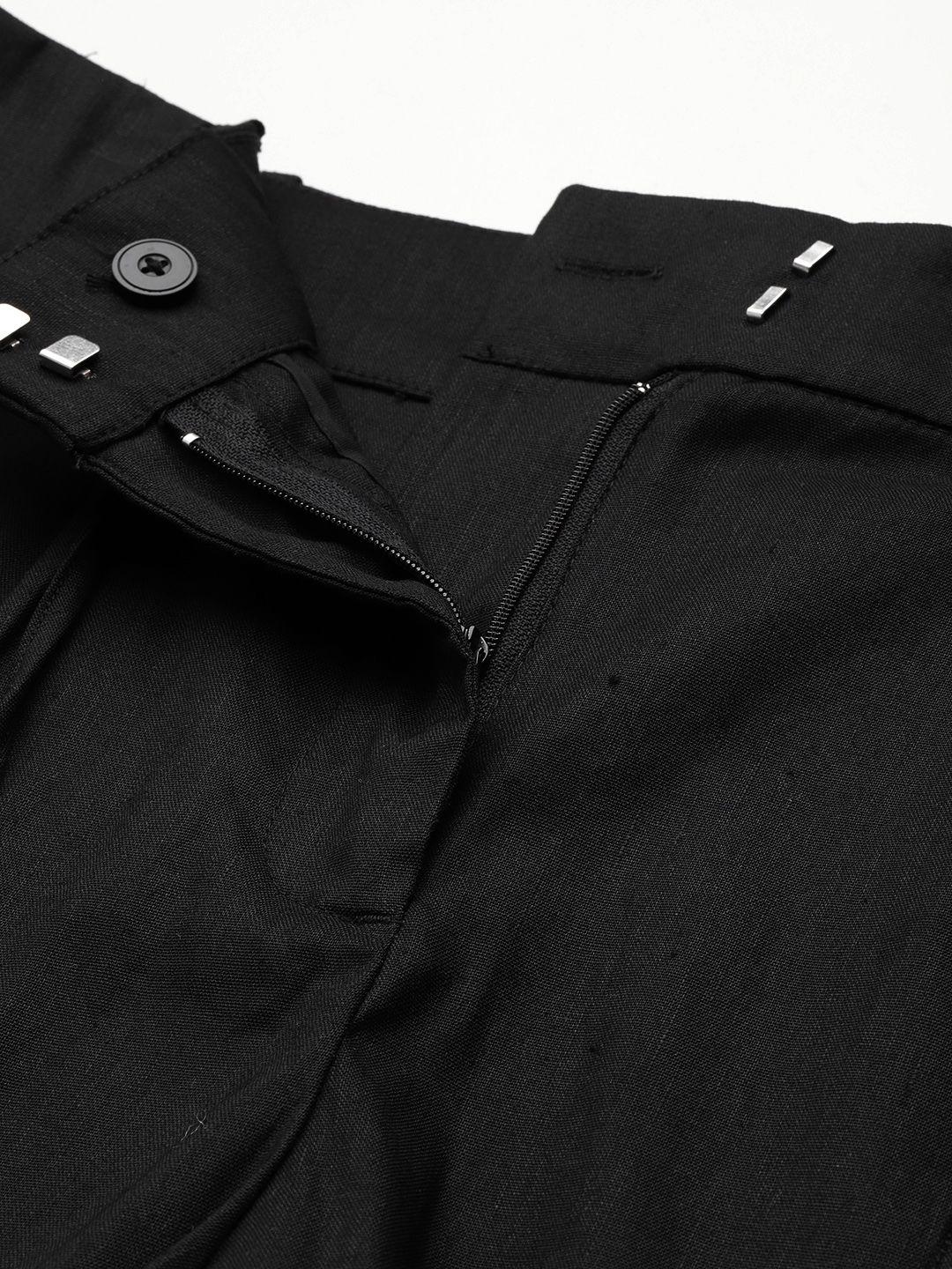 High-Rise Belted Shorts