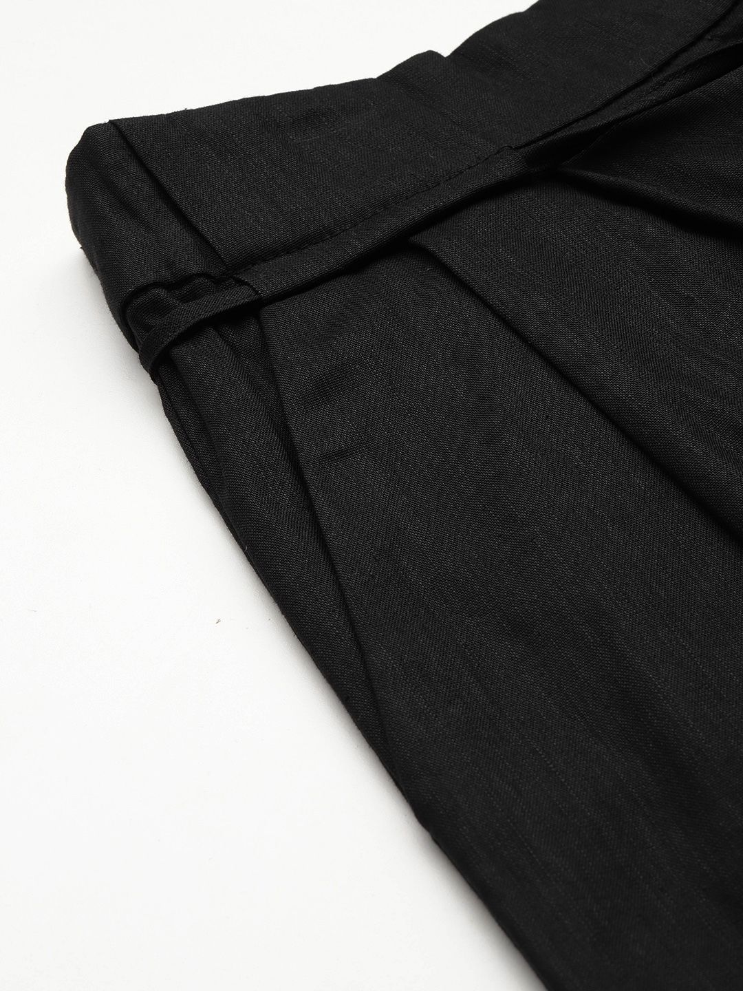 High-Rise Belted Shorts