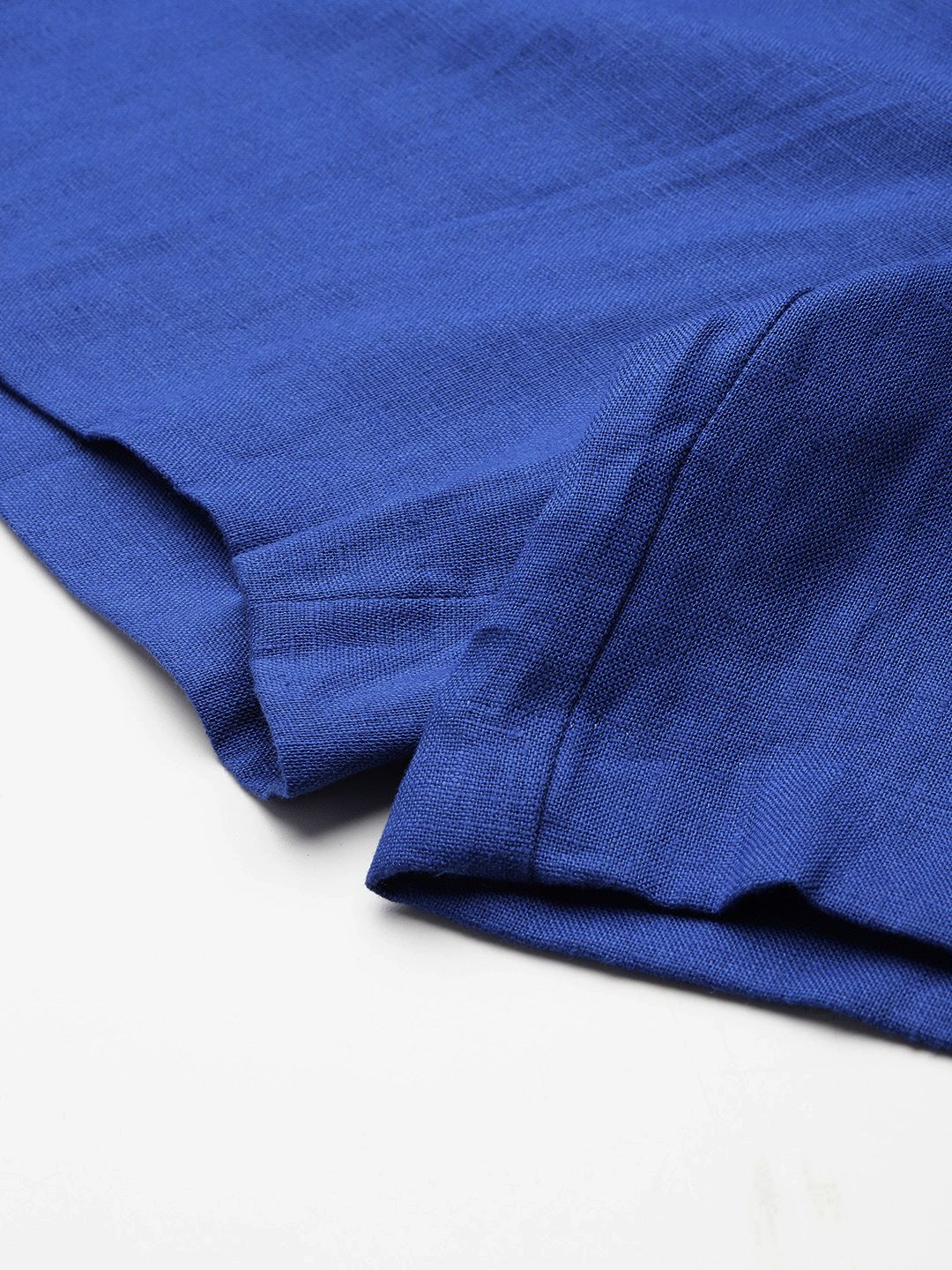 High-Rise Linen Shorts