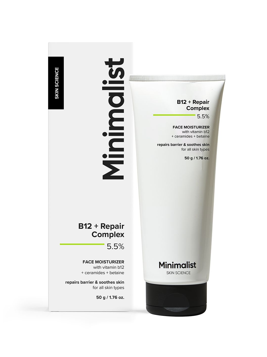 Vitamin B12 Face Moisturizer Minimalist Vitamin B12 + Repair Complex 5.5% Face Moisturizer with Ceramides - 50g