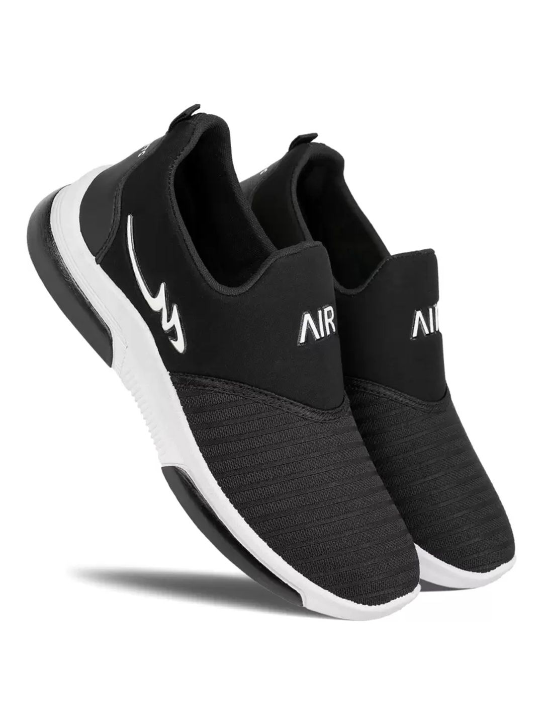 HOTSTYLE Men Black Canvas Sports Shoes