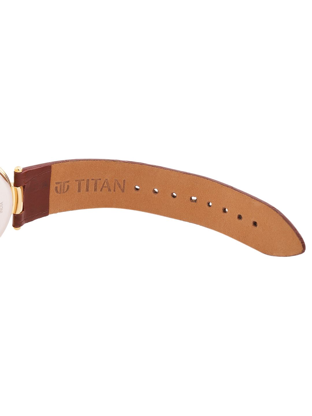 Leather Textured Straps Analogue Chronograph Watch 2480YL01