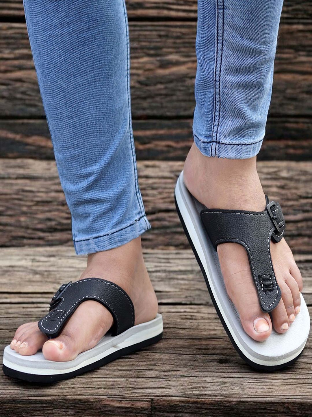 HERE&NOW Men Outdoor Daily Use Flip-Flops