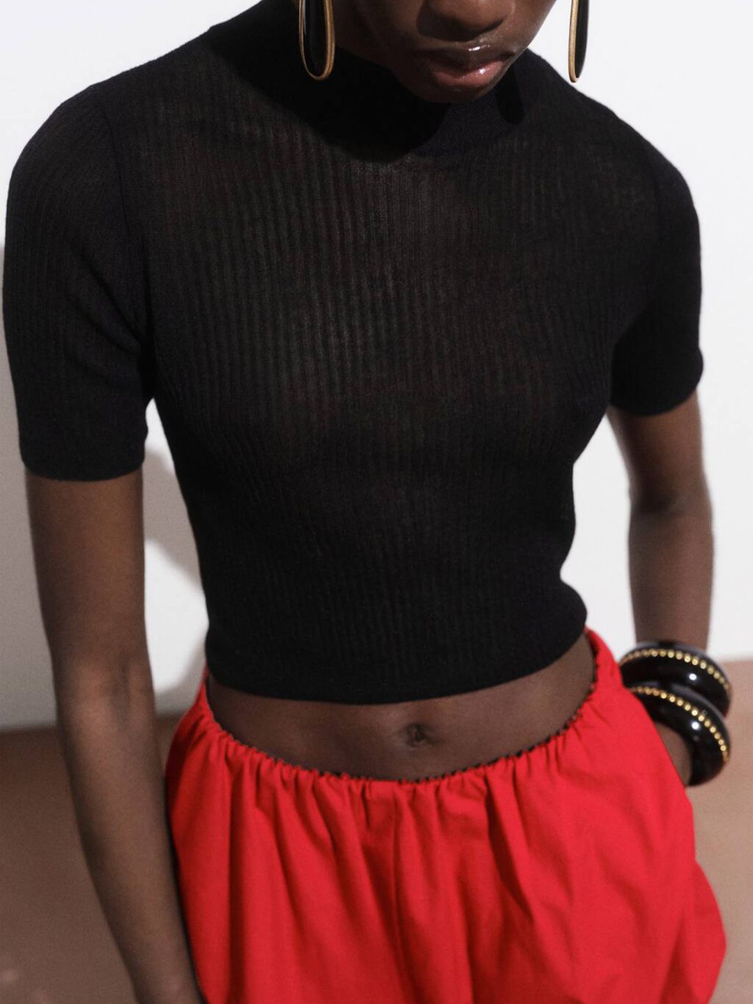 Ribbed Crop Top