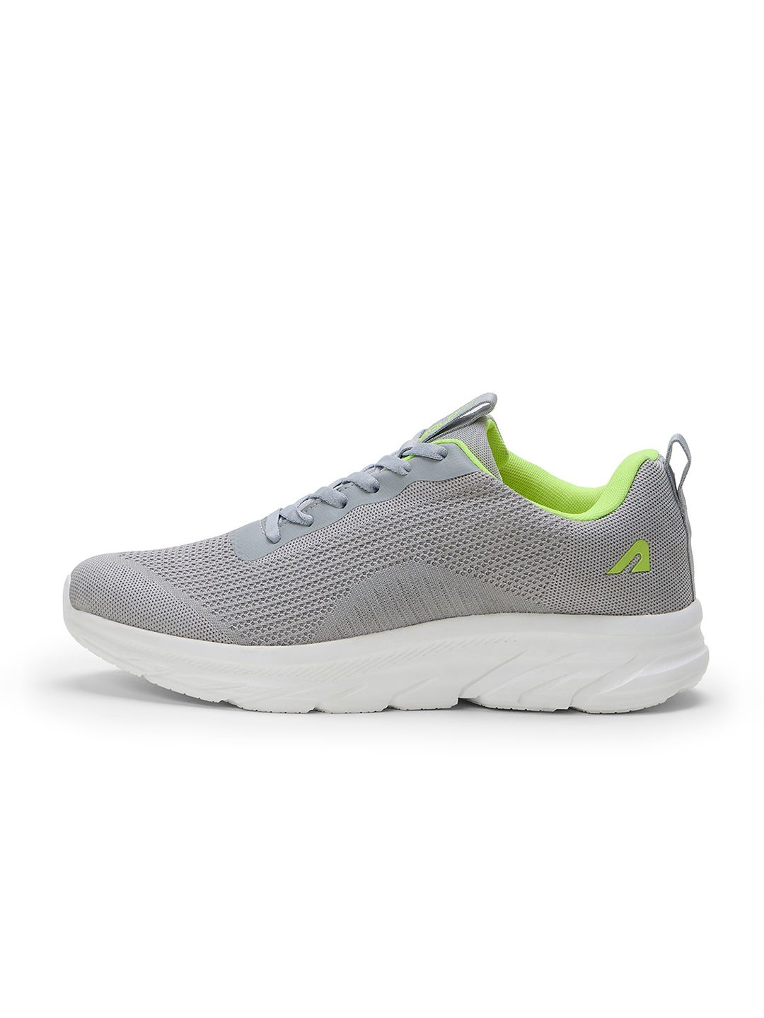 BOLDFIT Men Grey Neon Driftr Sneakers Shoes