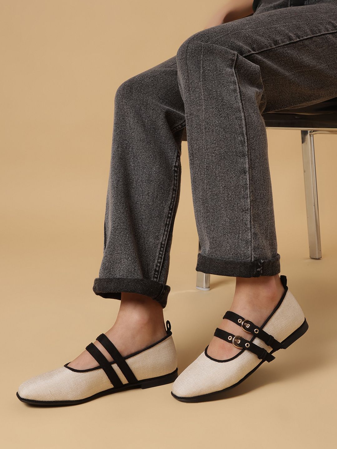 Marc Loire Marc Loire Women Buckle Flats Ballerinas