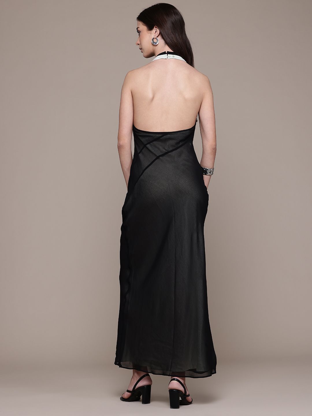 Halter Neck Maxi Dress