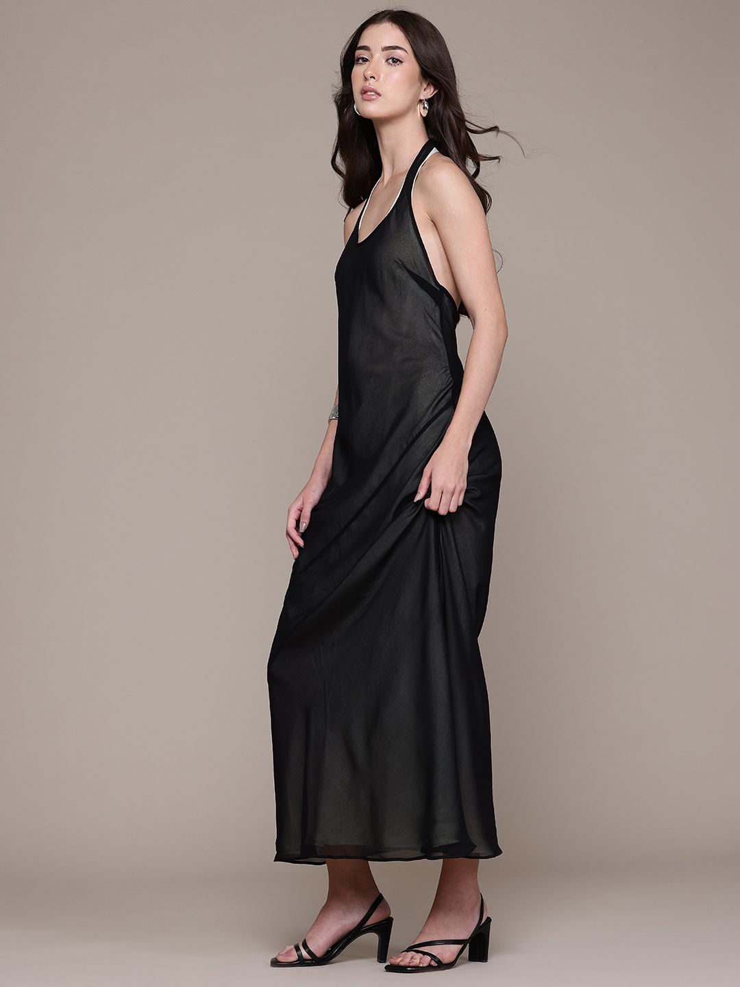 Halter Neck Maxi Dress