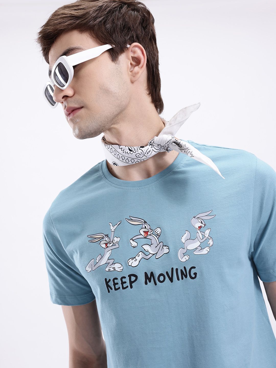 Kook N Keech Looney Tunes Printed Bamboo Regular Fit T-shirt