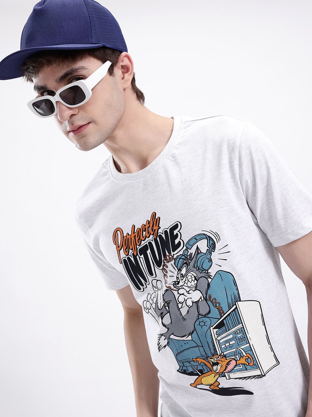 Kook N Keech Tom & Jerry Printed T-shirt